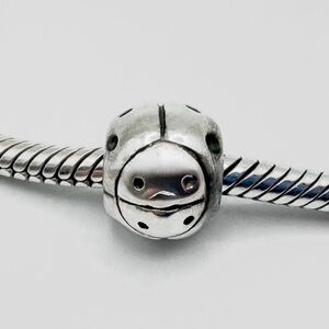 Pandora Ladybug Sterling Silver Retired Charm